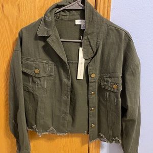 Jocelyn cropped denim jacket